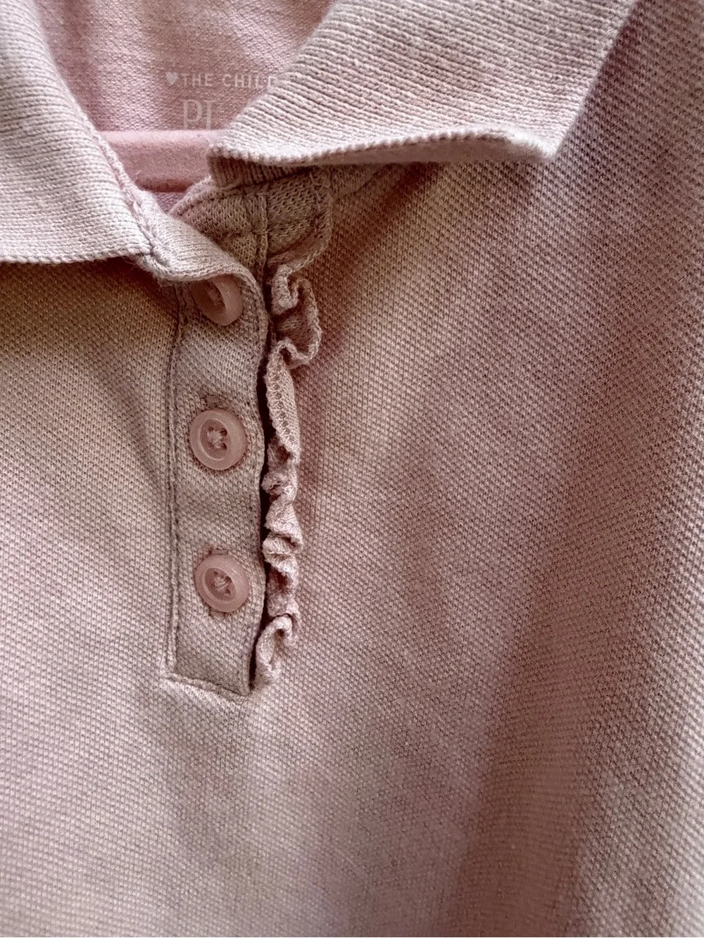 NWOT The Children's Place Girl 4T Pink Polo Dressy Shirt Blouse Catholic School